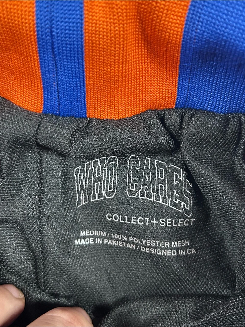 Collect & Select x Who Cares What The? Pt. 2 Swingman Mesh Shorts Mens M Mashup
